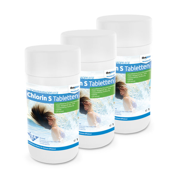 Chlorin S Tabletten 20 g - 1 kg x3